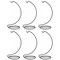 Kitcheniva 8" Ornament Display Stand Wire Hanger Holders Pack of 6